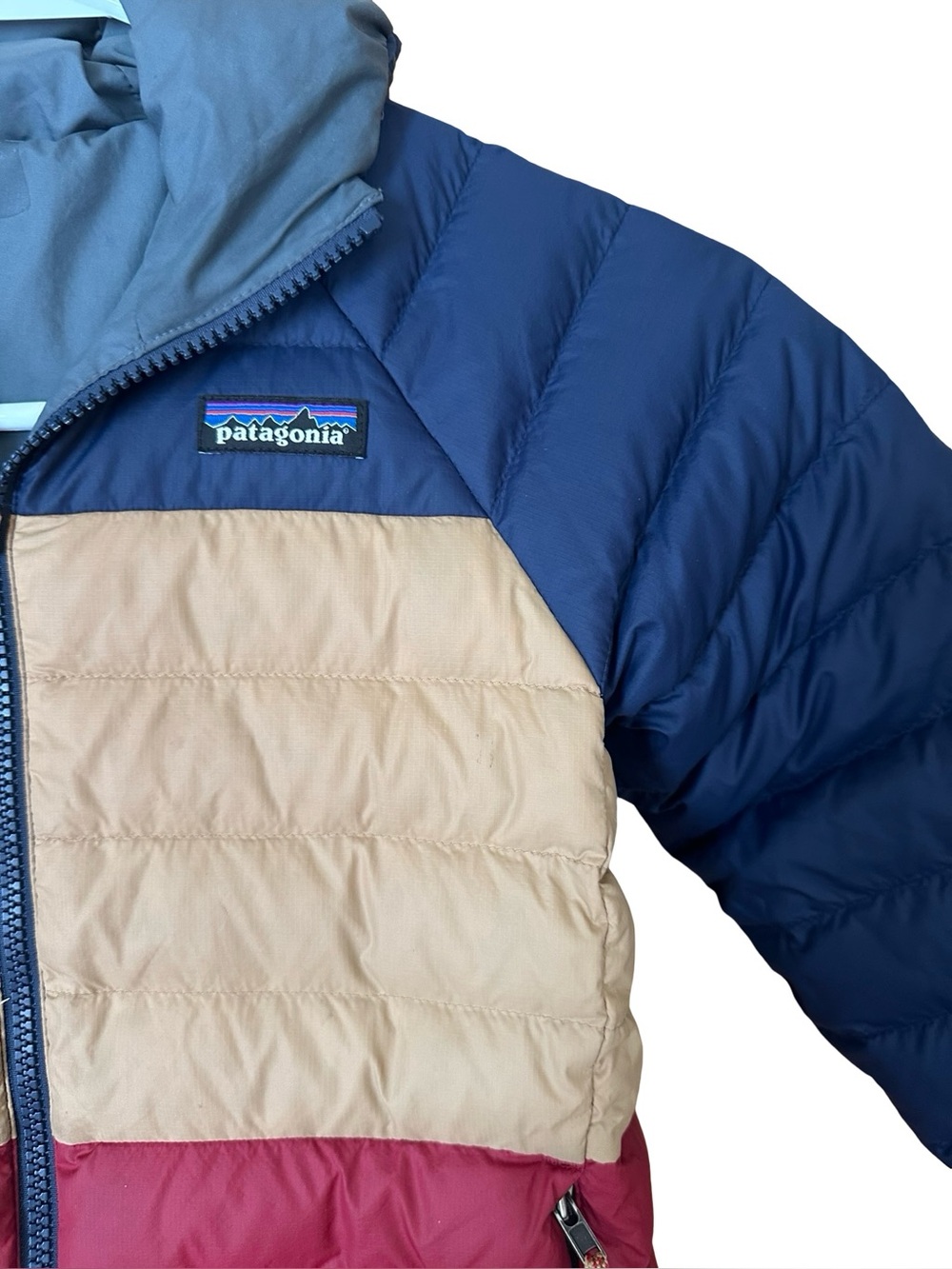 Patagonia Reversible Puffer Down Sweater Sz 8 (est.) - Picture 3 of 12